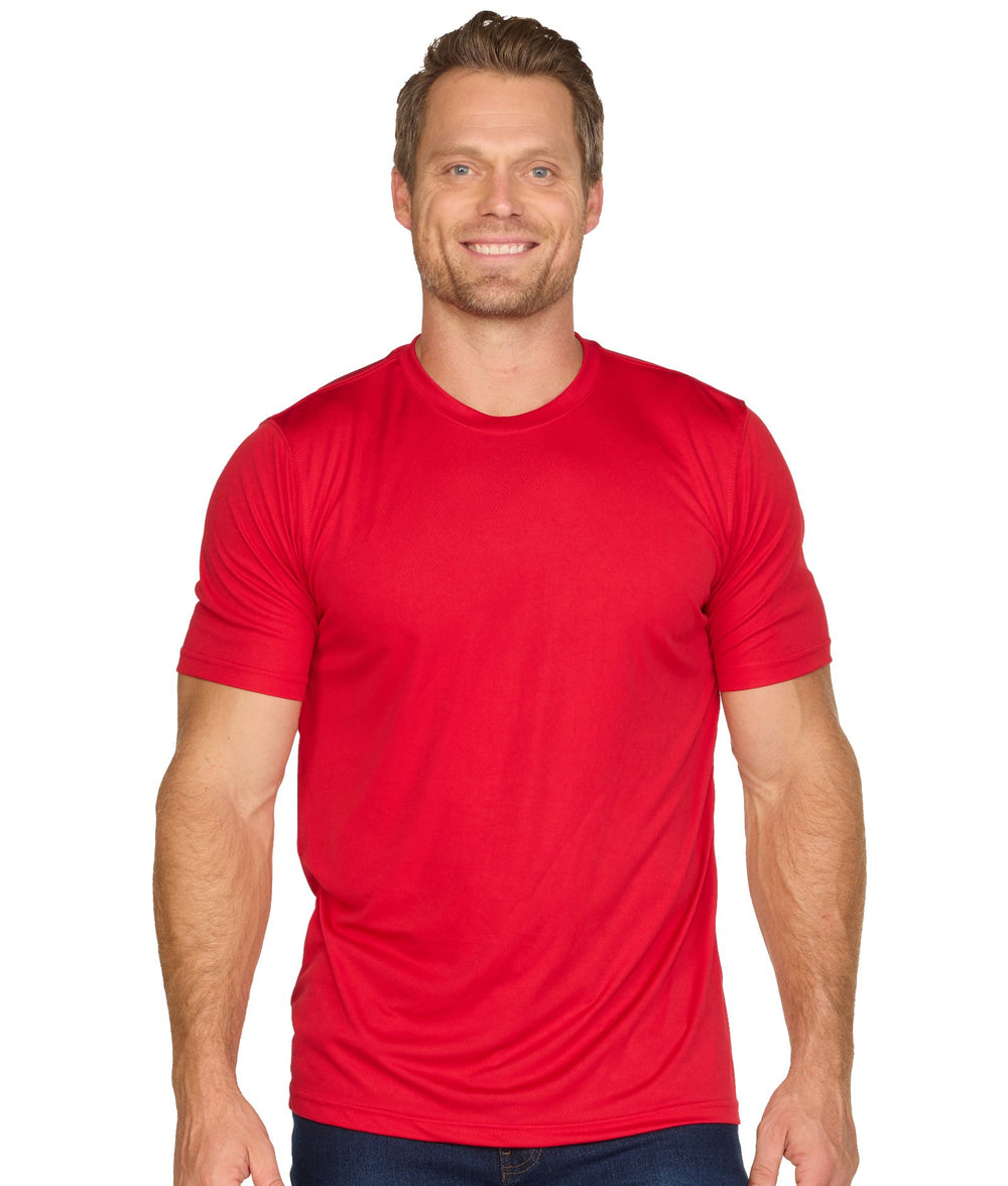 Men's Red Trail Short Sleeve Tee