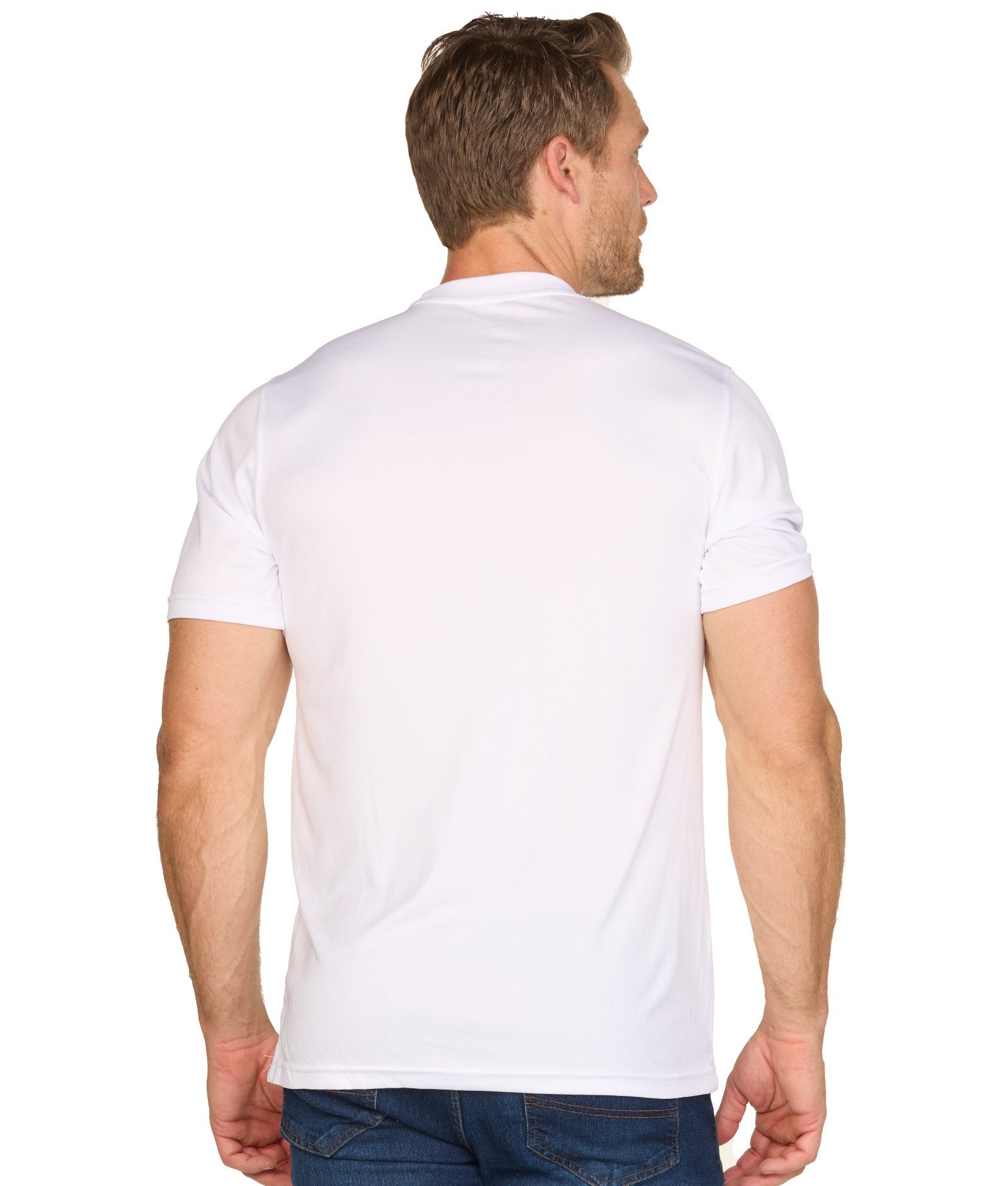 Men's White Trail Short Sleeve Tee