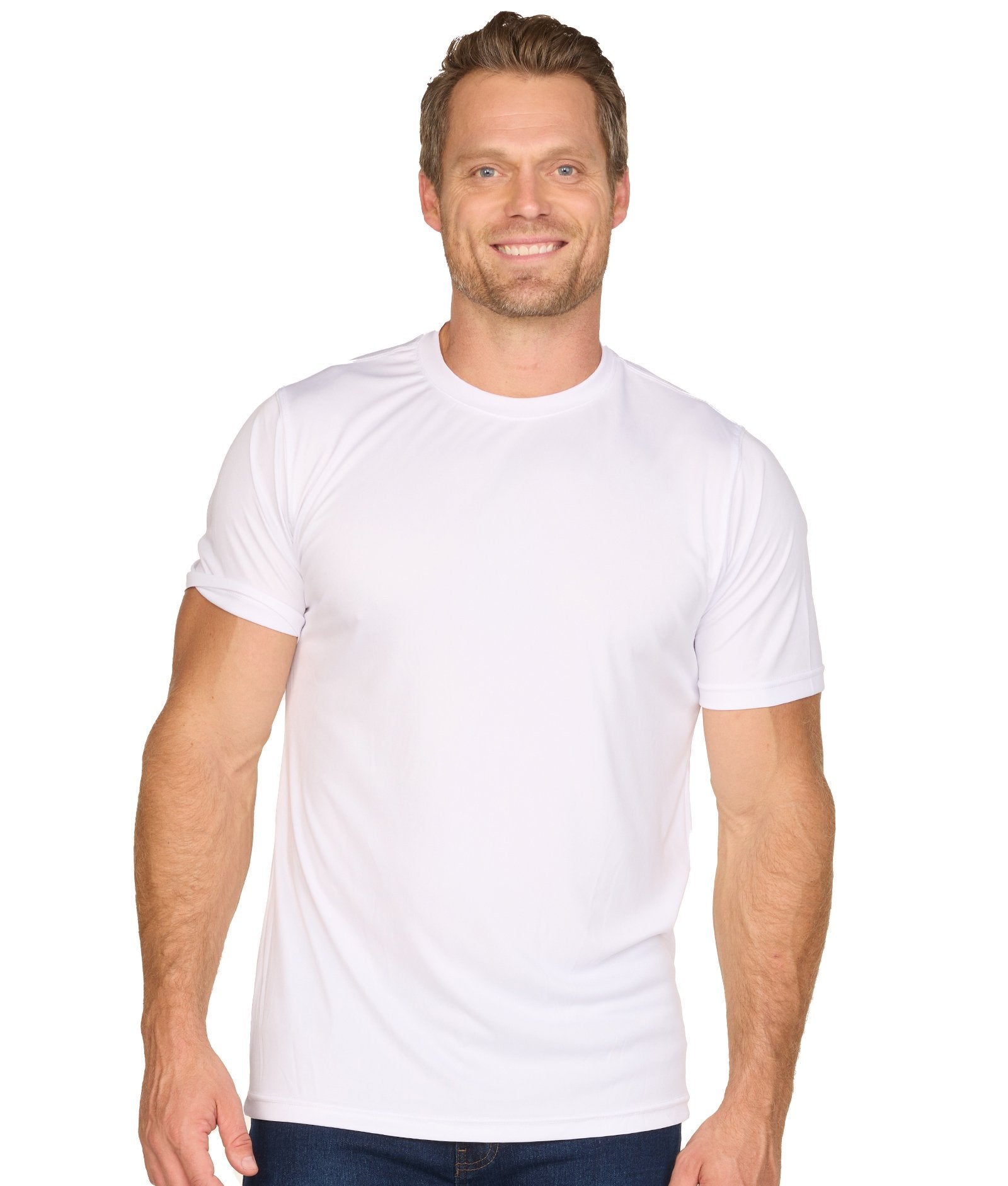 Men's White Trail Short Sleeve Tee