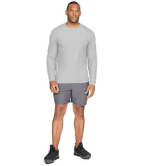 Men's Ash Grey Tucker Long Sleeve Raglan Tee