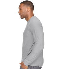 Men's Ash Grey Tucker Long Sleeve Raglan Tee