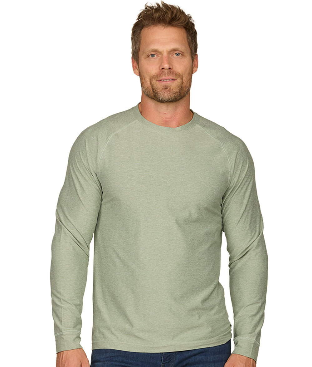 Men's Iceberg Green Tucker Long Sleeve Raglan Tee