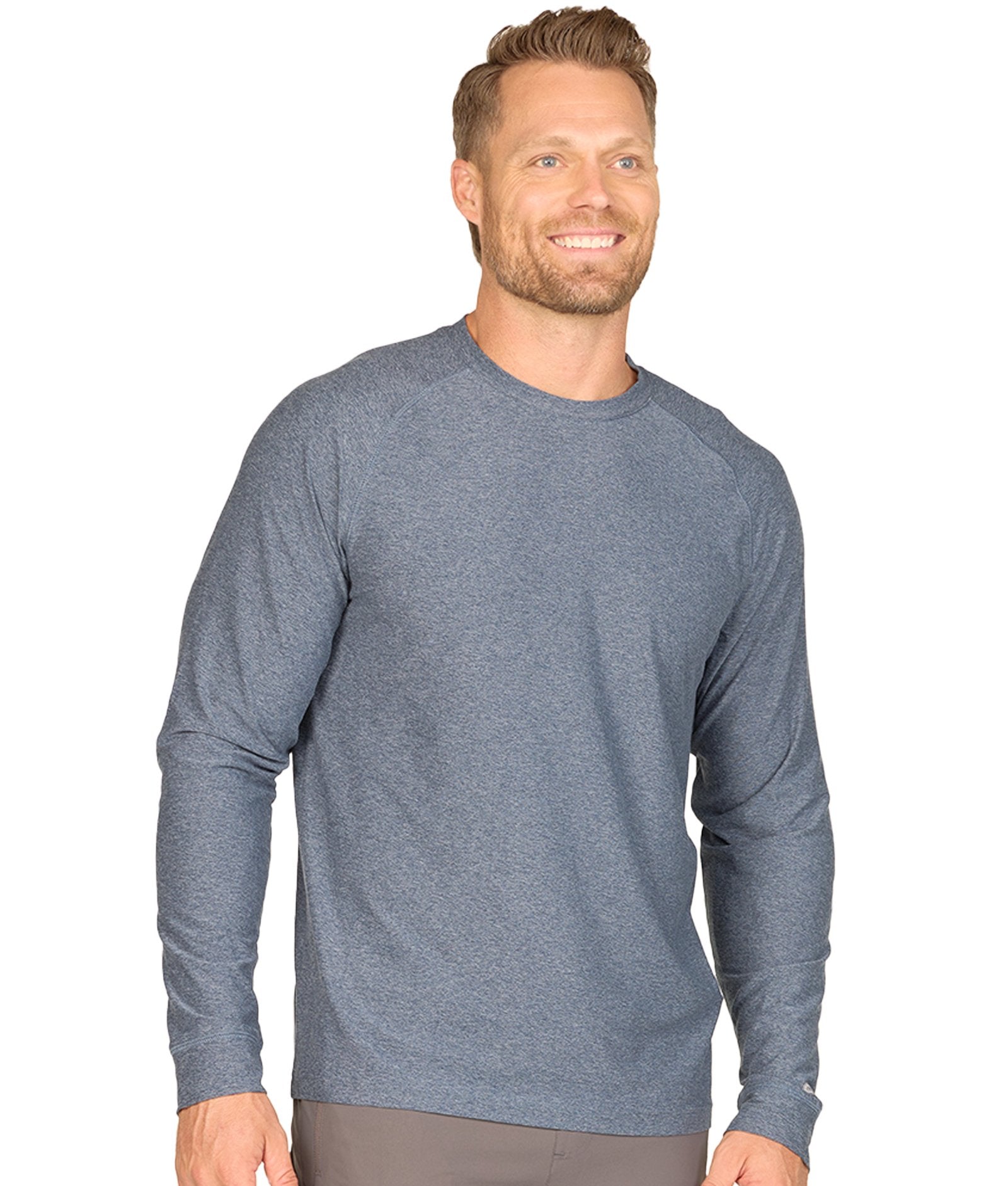 Men's Navy Tucker Long Sleeve Raglan Tee