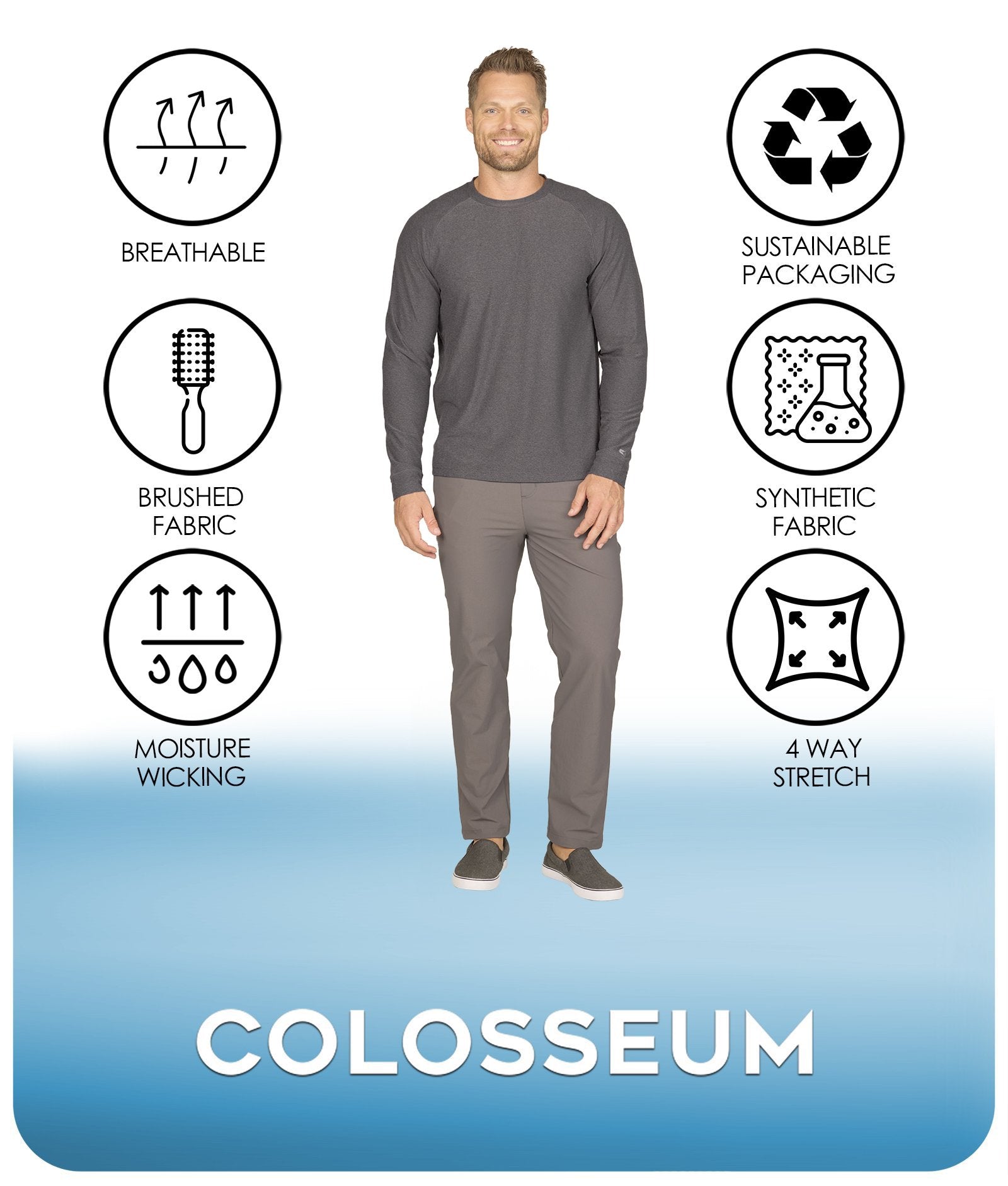 Tucker Long Sleeve Raglan Tee – Colosseum Athletics