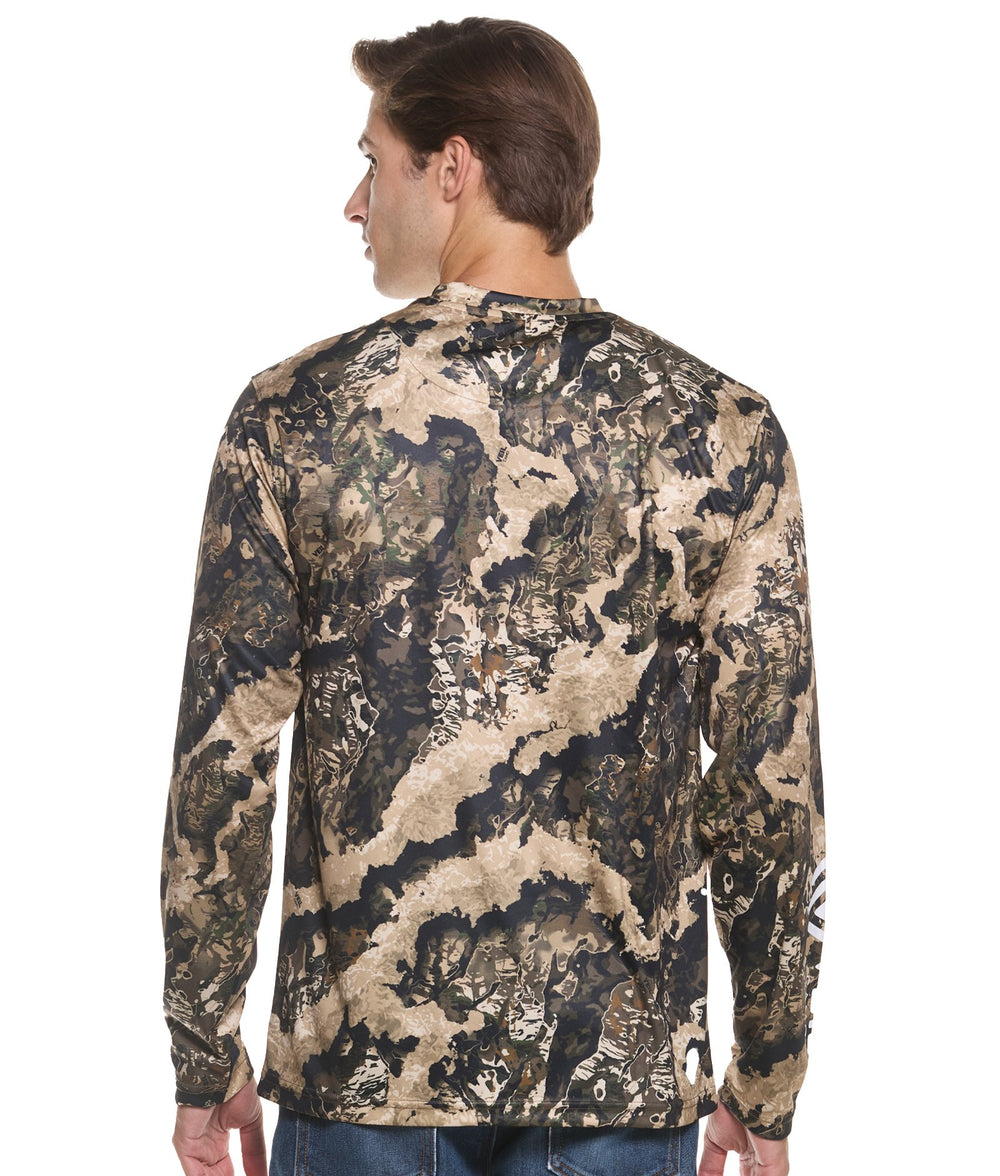 Men's Veil Camo Whitetail Apex Performance Long Sleeve Tee