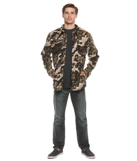 Men's Veil Camo Whitetail Rimfire Snap Up Shirt Jacket