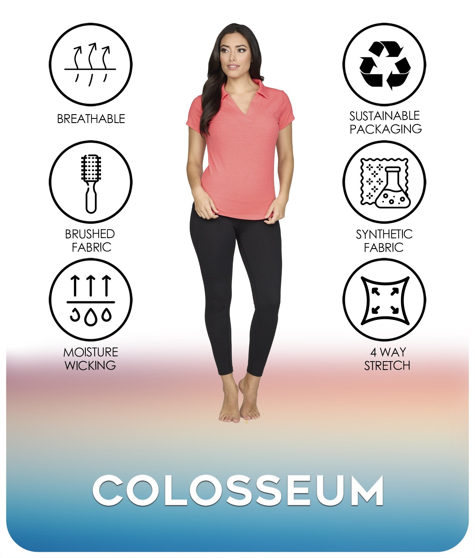Violet Polo – Colosseum Athletics