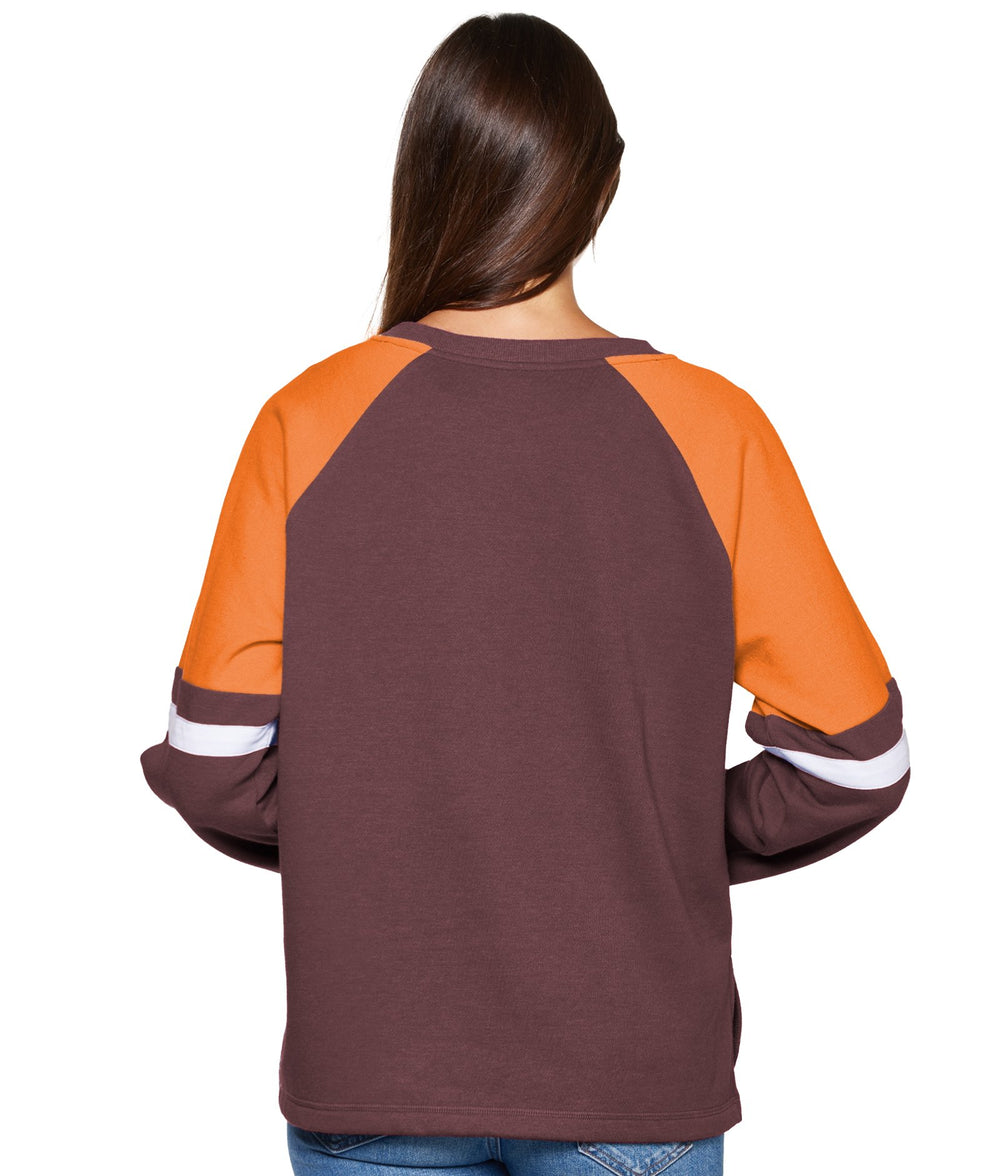 Women's Virginia Tech Hokies Fairfax Scoop Neck Fleece