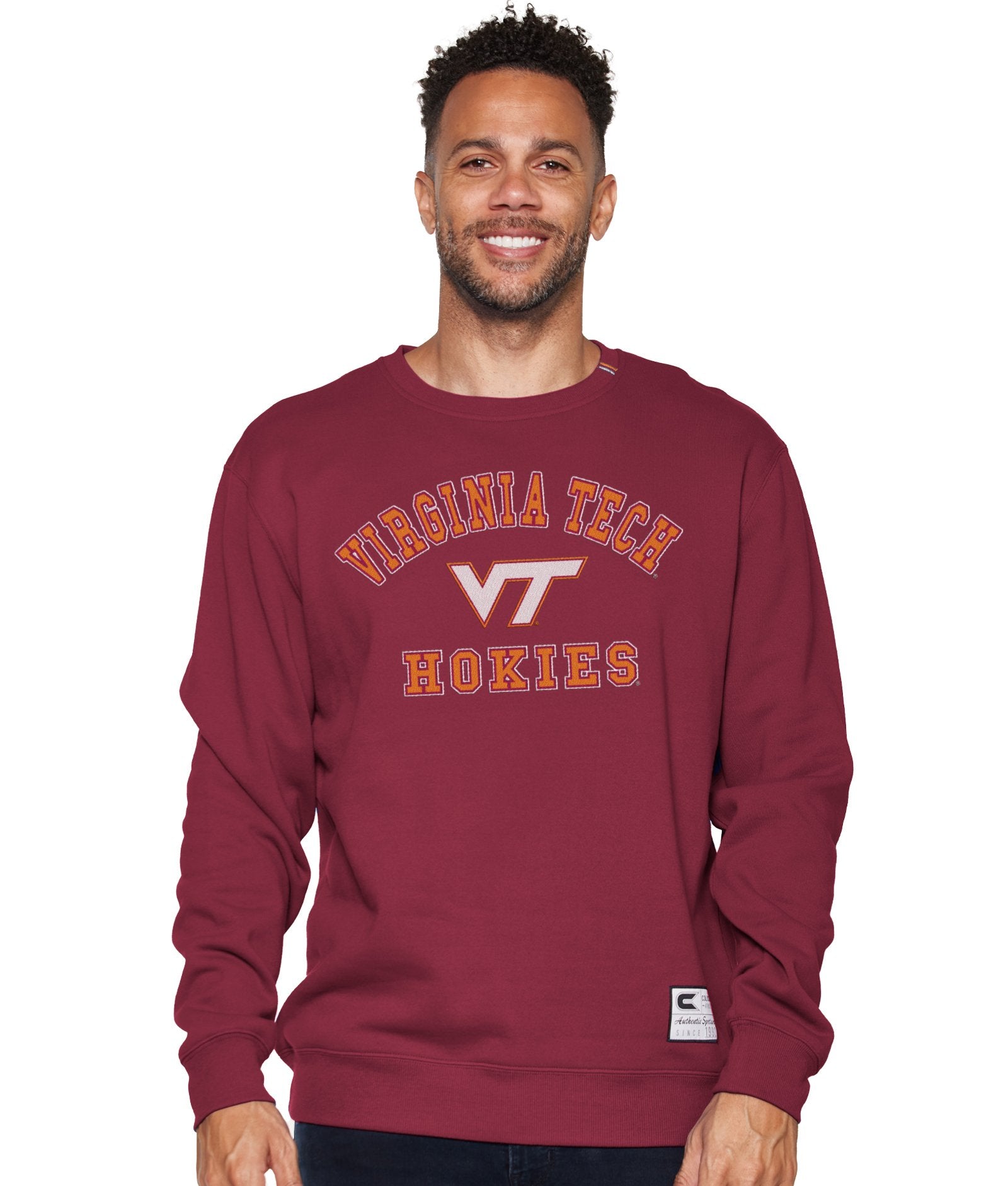 Men's Virginia Tech Hokies Zion Team Crewneck Fleece