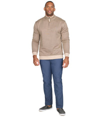 Men's Mocha Wade Half Zip Jacket