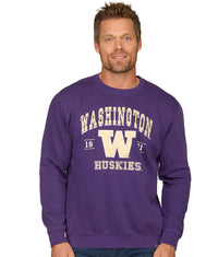 Men's Washington Huskies Homecoming Fleece Crew