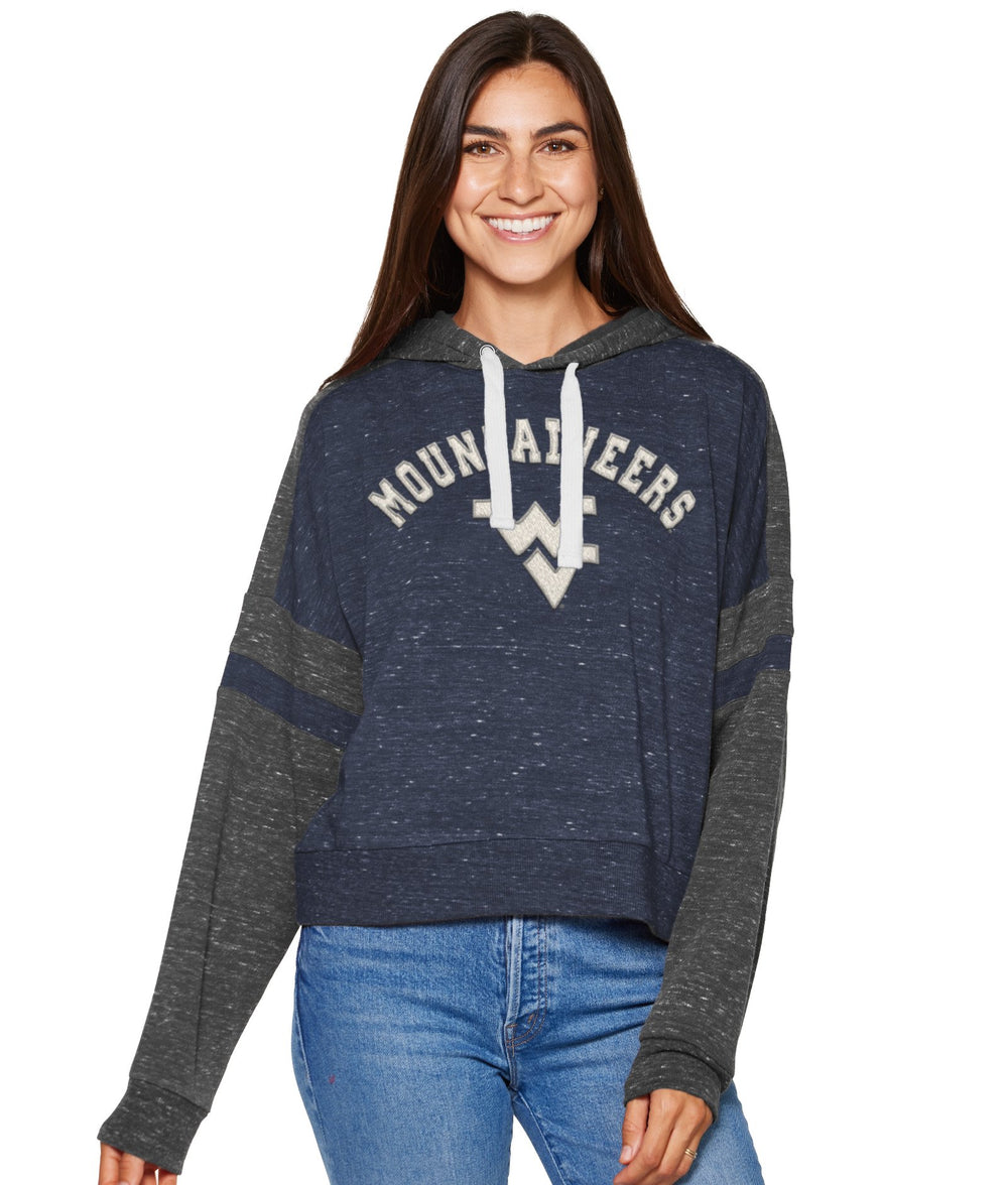 Women's West Virginia Mountaineers Lost City Speckle Hoodie