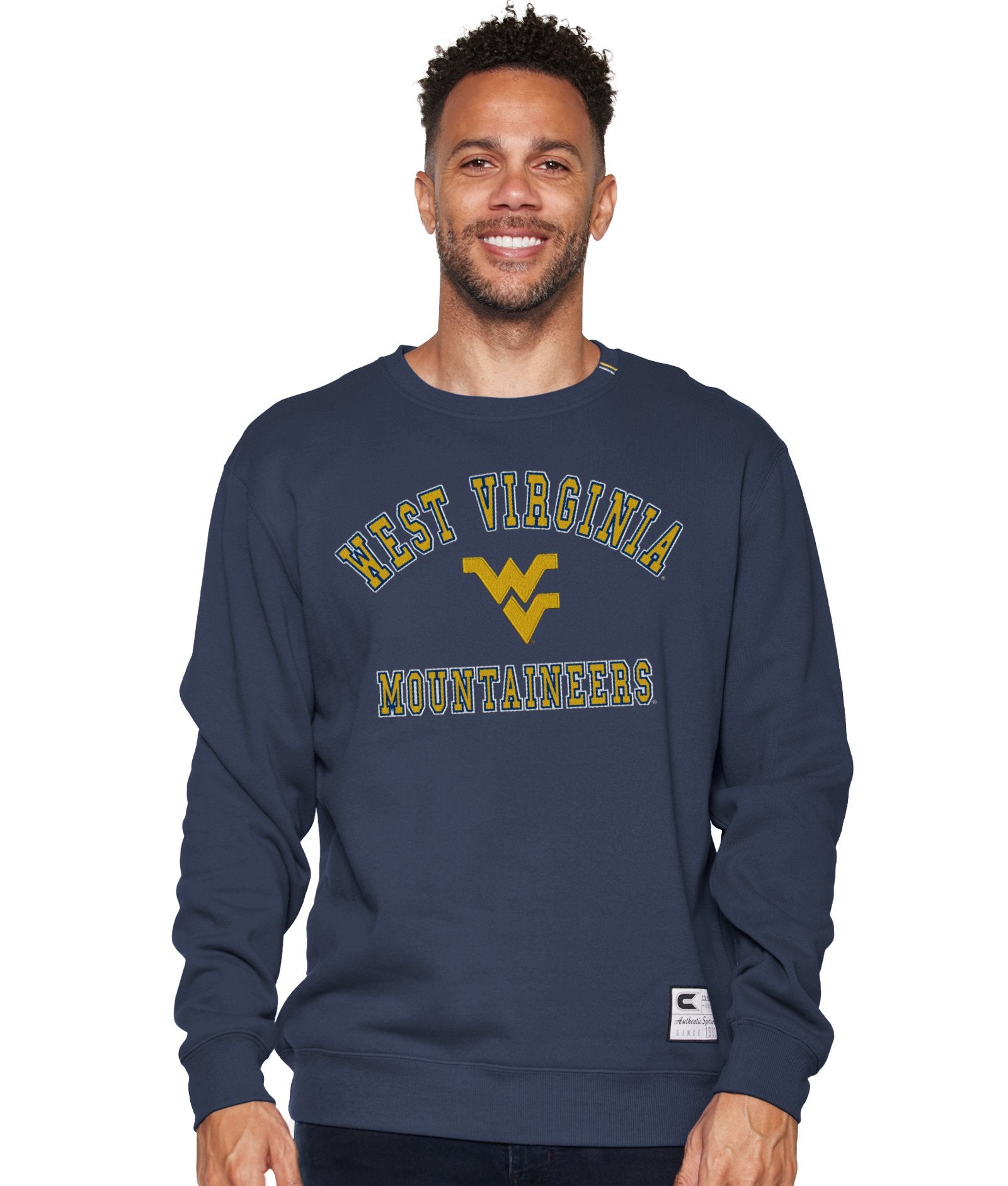 Men's West Virginia Mountaineers Zion Team Crewneck Fleece