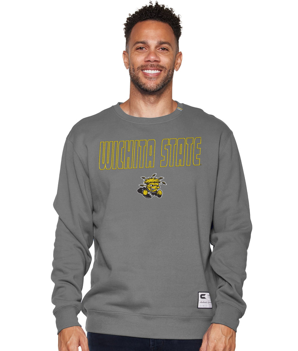 Men's Wichita State Shockers Zion Team Crewneck Fleece