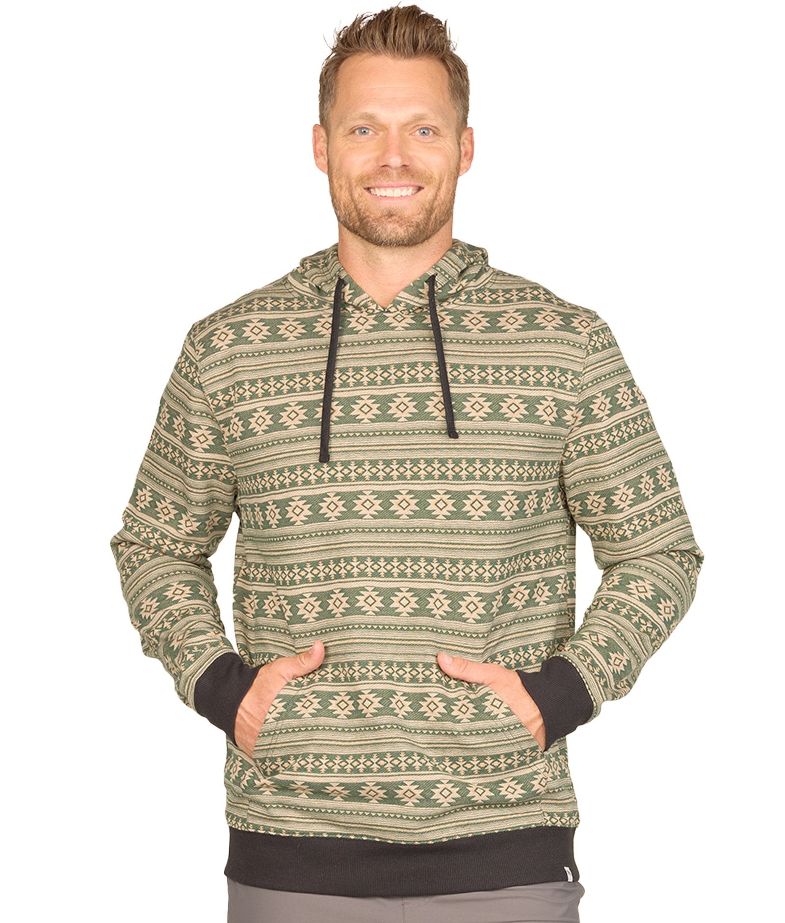 Men's Forest Green Wilder Pullover Hoodie