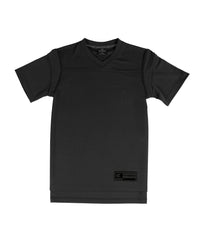 Youth Boy's Black Football Jersey